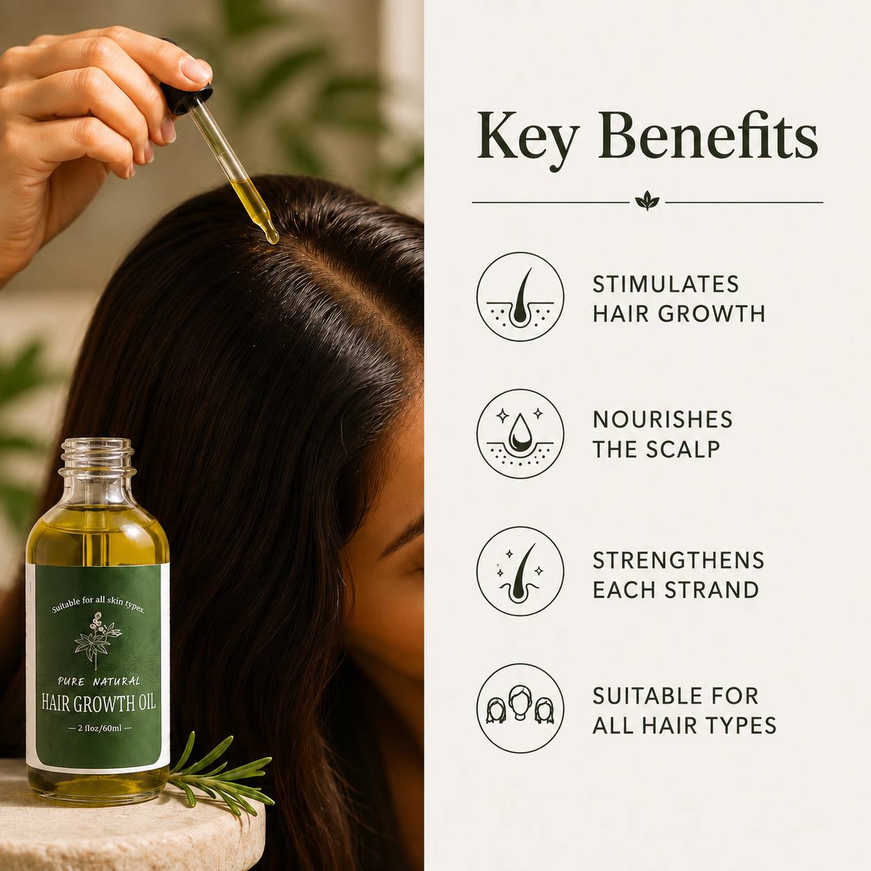 Pure Natural Hair Growth Oil